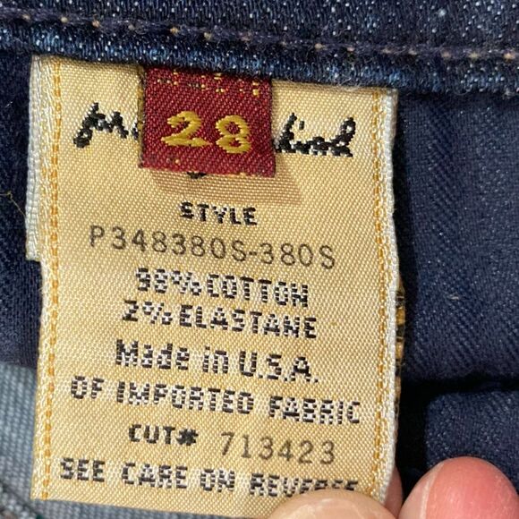 7 For All Mankind Jeans Women’s 28 Blue Denim Dojo Cropped Designer Casual - Picture 9 of 13